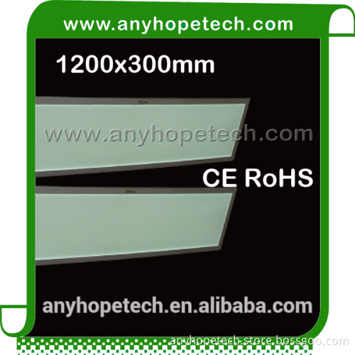 Ra80 Good heat dissipation long lifespan 120 30 cm 3400lm edge lit led panel